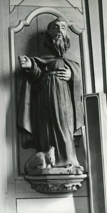 statue : Saint Antoine ermite, vue générale