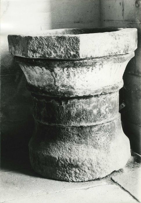 bénitier, vue générale