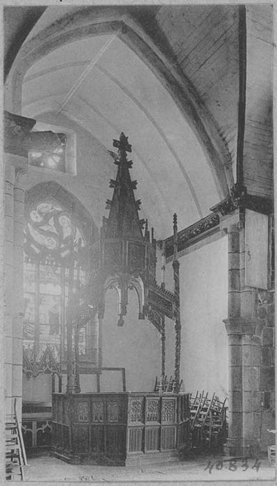 fonts baptismaux, vue générale