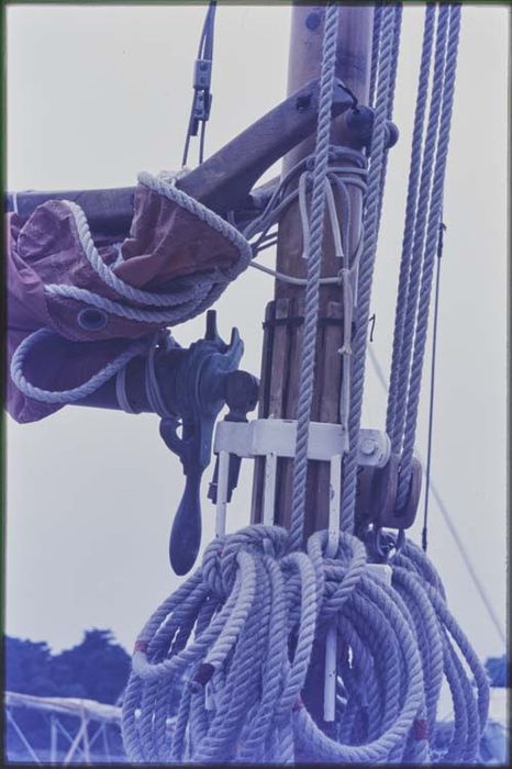 bateau de plaisance dit Kotick ou le Phoque blanc, détail