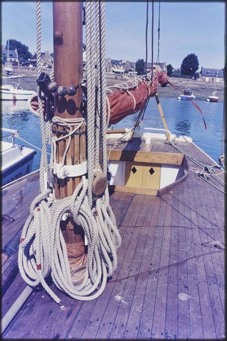 bateau de plaisance dit Kotick ou le Phoque blanc, détail