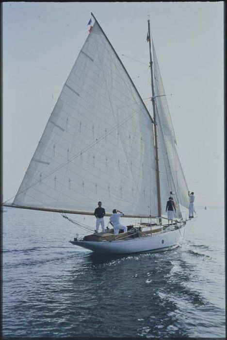 bateau de plaisance (cotre aurique) dit Viola
