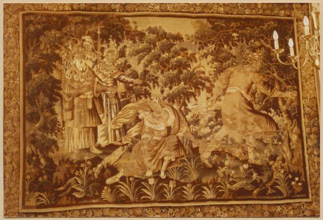 pièce murale : Hippomène et Atalante
