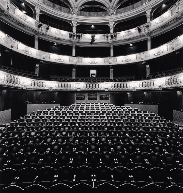 Odeon Theatre, Study 1, Paris, France. 2011 ; [Étude 1.\Intérieur ; Orchestre et balcons depuis la scène]