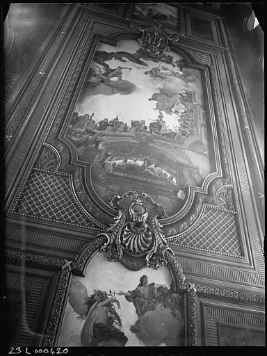 Salle des audiences solennelles : le plafond de Gervais