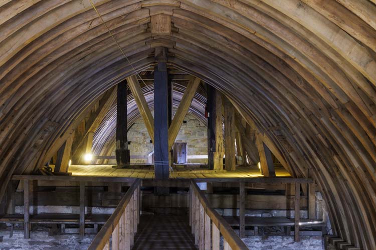 Comble de la croisée du transept vers le nord