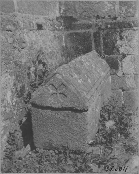 sarcophage, vue générale