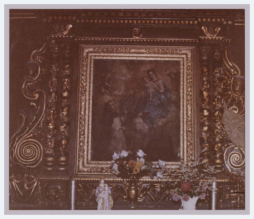 tableau : Remise du Rosaire à saint Dominique