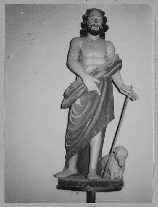 statue (petite nature) : saint Jean-Baptiste