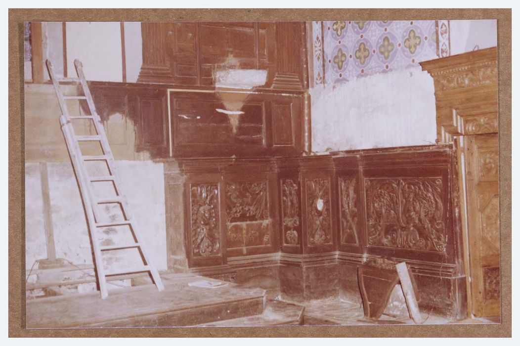 maître-autel, vue partielle