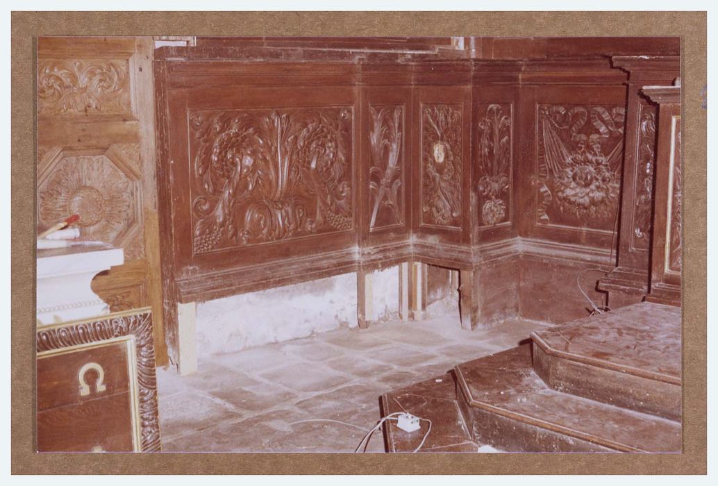 maître-autel, vue partielle