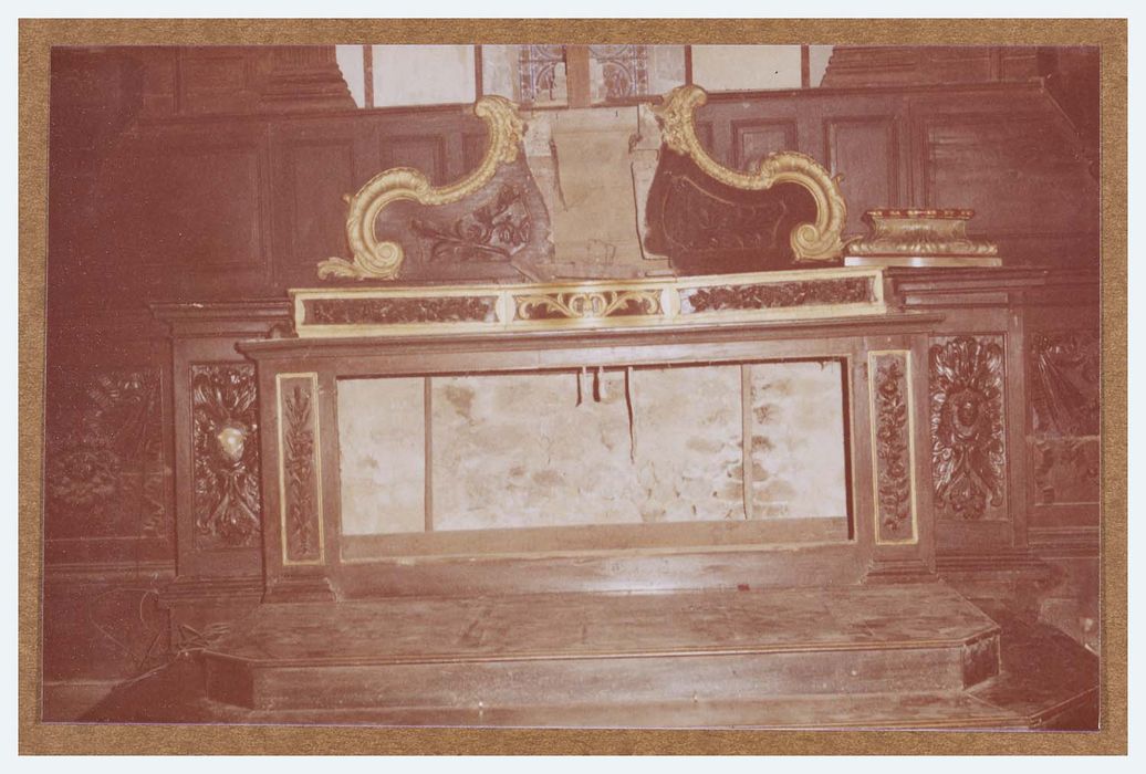 maître-autel, vue partielle