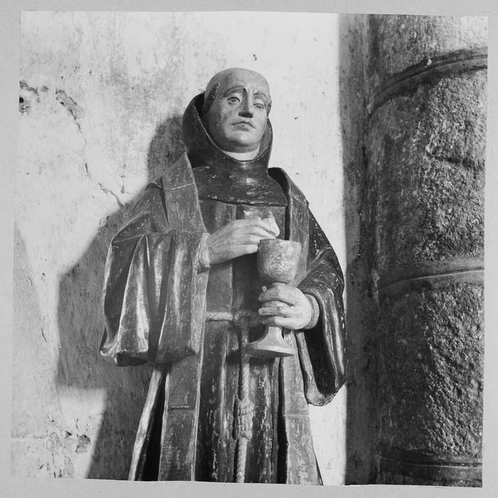 statue : saint Zosime, vue partielle