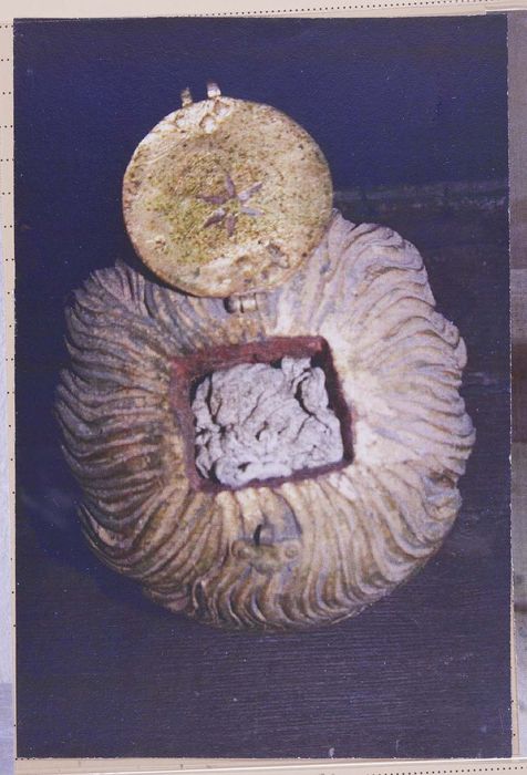 chef-reliquaire de saint Jean-Baptiste, détail (photocopie numérisée)
