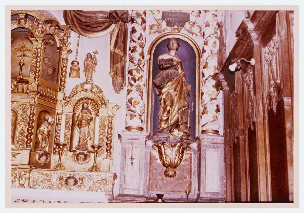 retable du maître-autel, vue partielle