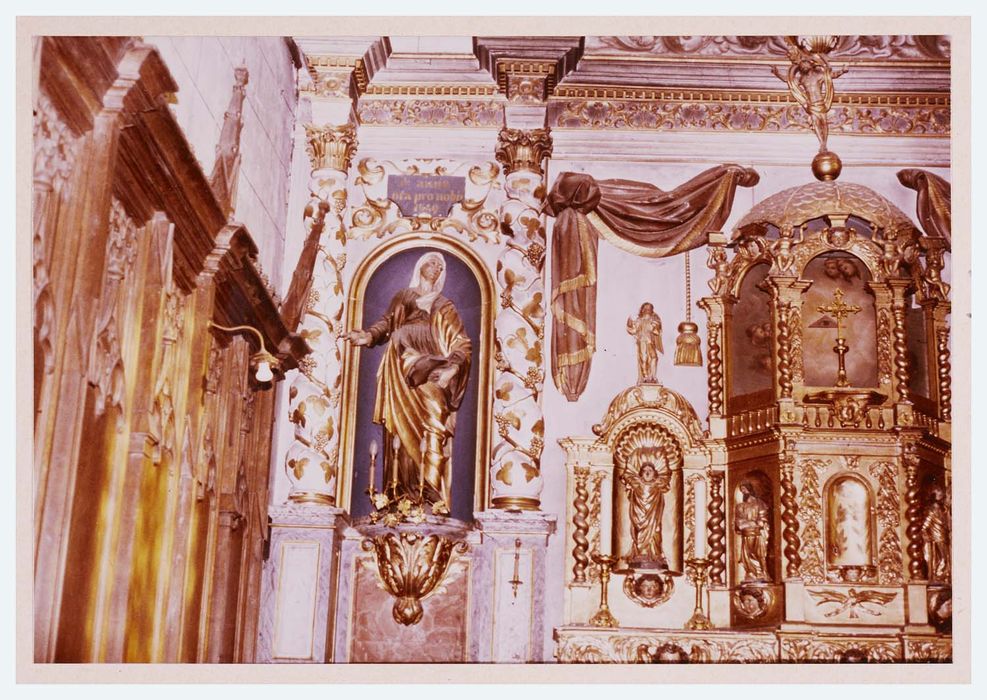 retable du maître-autel, vue partielle