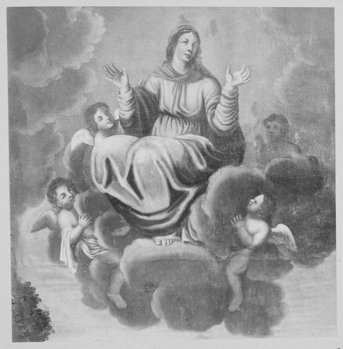 tableau d'autel : Assomption de la Vierge (l’)