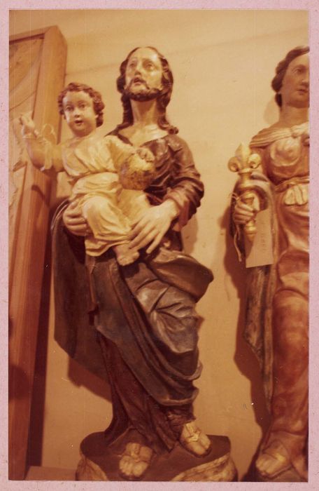 statue : saint Joseph et l'Enfant Jésus