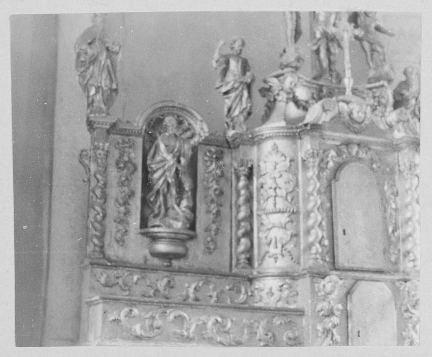 tabernacle du maître-autel, vue partielle