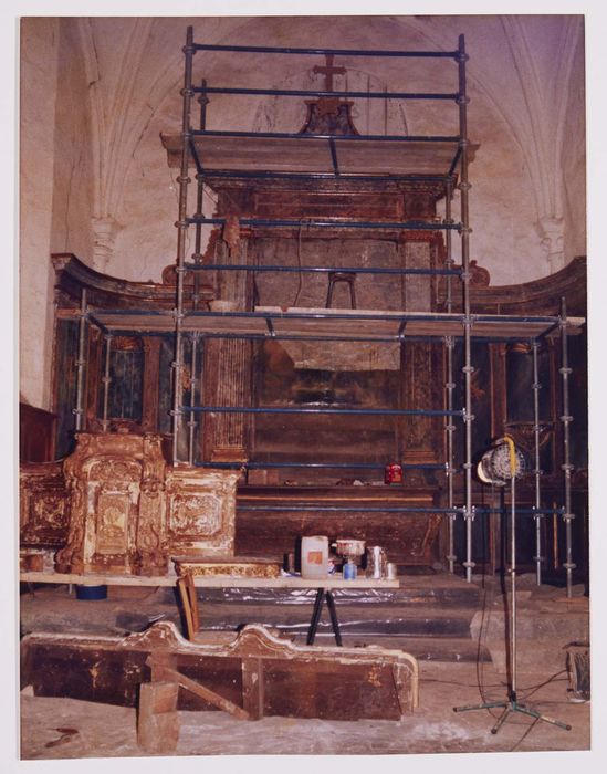 maître-autel, retable, tabernacle