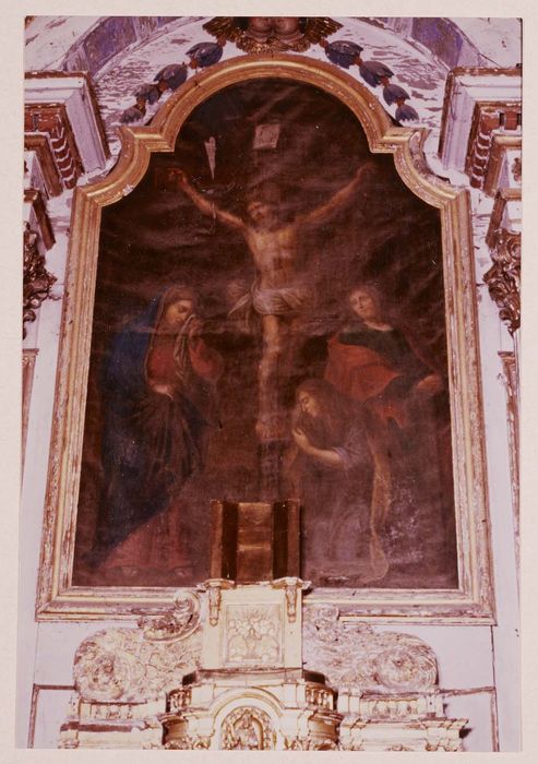 tableau : Calvaire avec sainte Madeleine