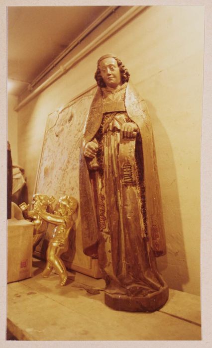 statue (petite nature) : Ange de l'Annonciation