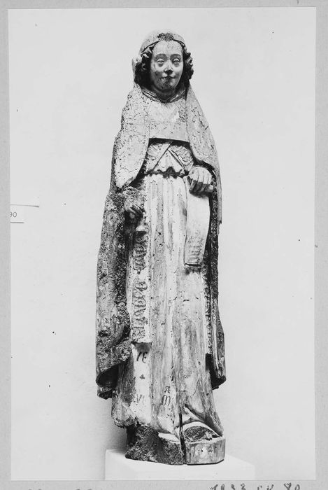 statue (petite nature) : Ange de l'Annonciation