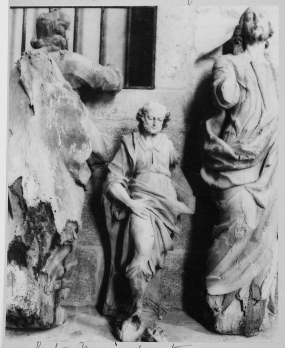 statue (petite nature) : Saint Roch