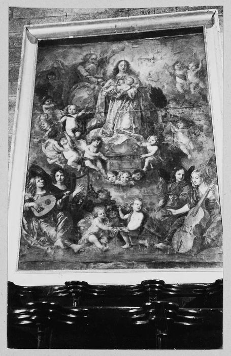 tableau : Vierge entourée d'un concert d'ange