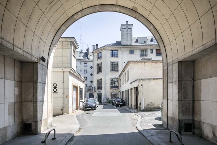 Passage couvert