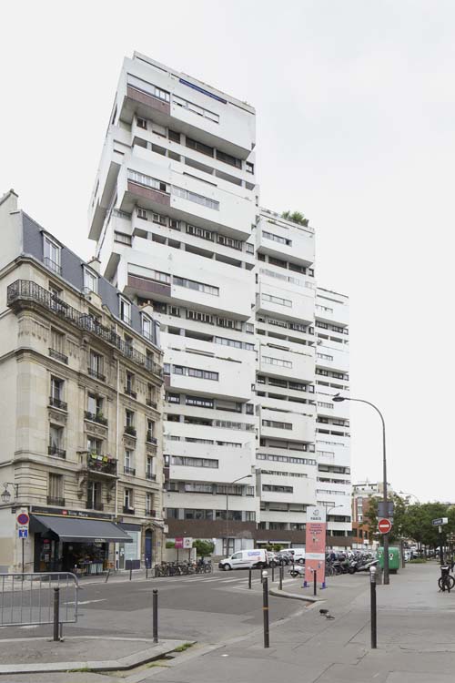 Immeubles vus depuis la rue