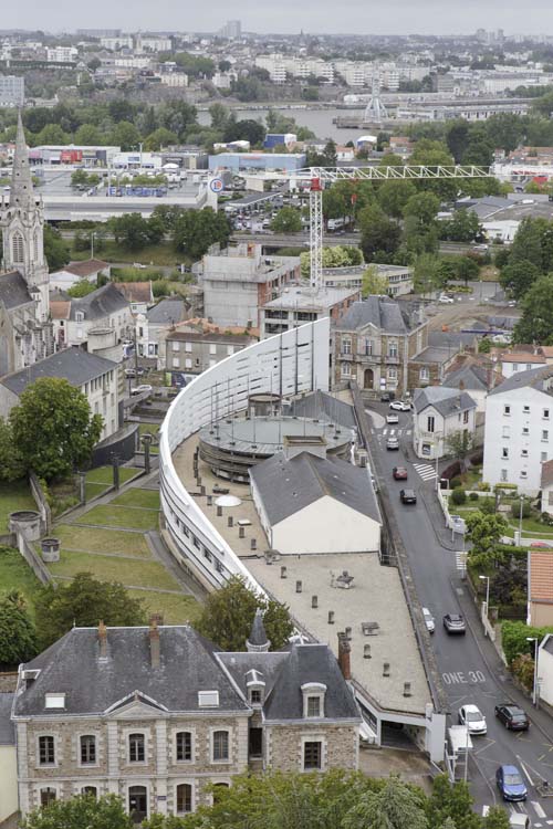 Vue d’ensemble dans le paysage