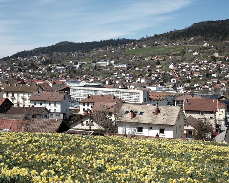 Vue d’ensemble dans le paysage urbain