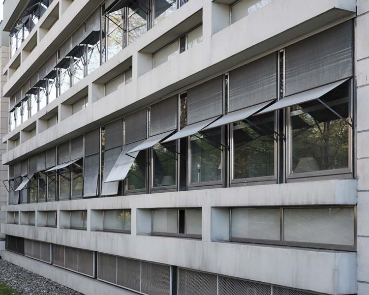 Détail de la façade