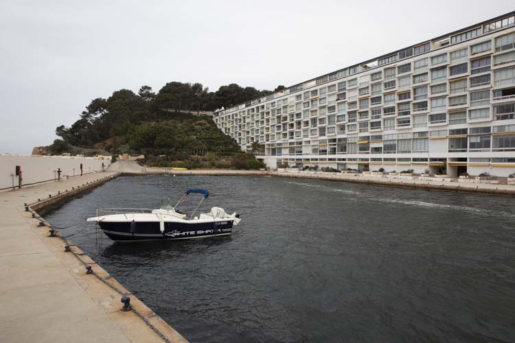 Résidences Athéna et Athena Port : vue depuis le port