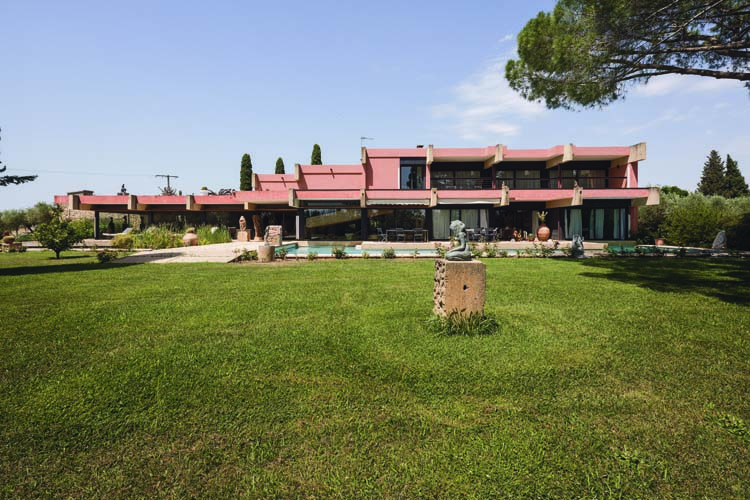 Façade sur jardin