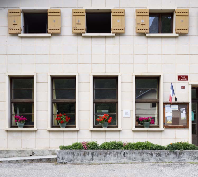 Détail de la façade