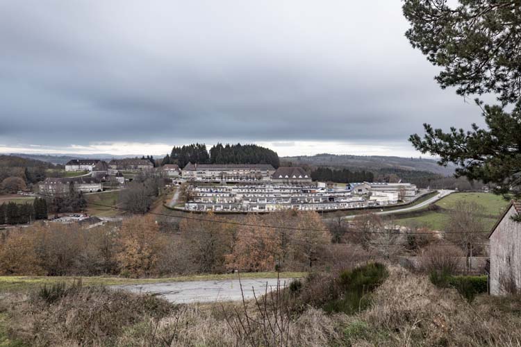 Vue d'ensemble depuis la colline en face