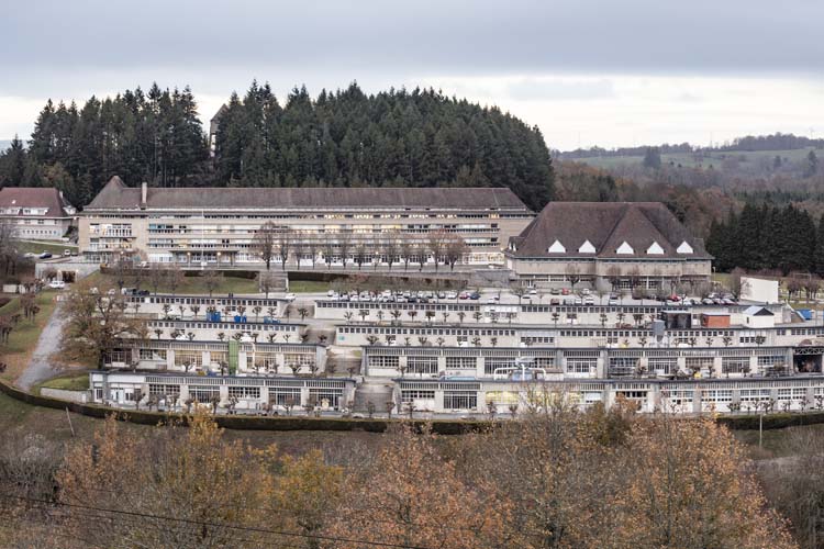 Vue d'ensemble depuis la colline en face
