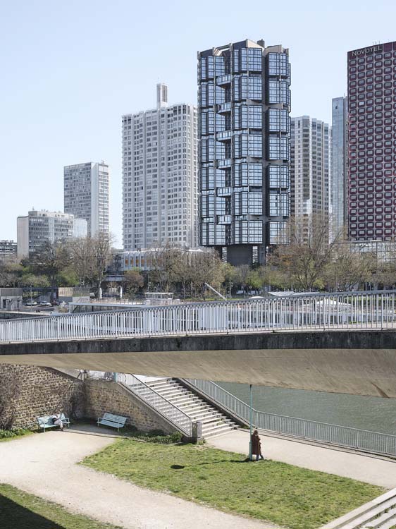 Vue d’ensemble, depuis l’île aux Cygnes