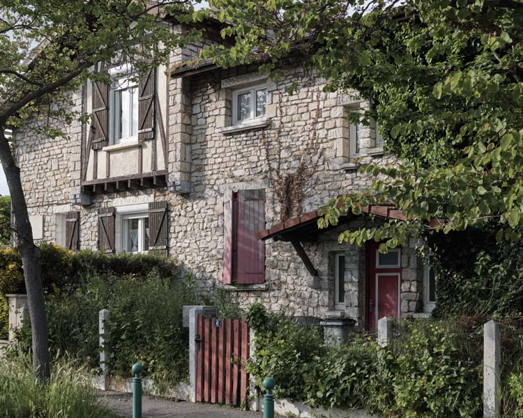 Détail d’une façade depuis la rue