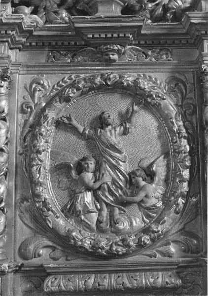 retable, relief, le Rasisement de Saint Paul, détail