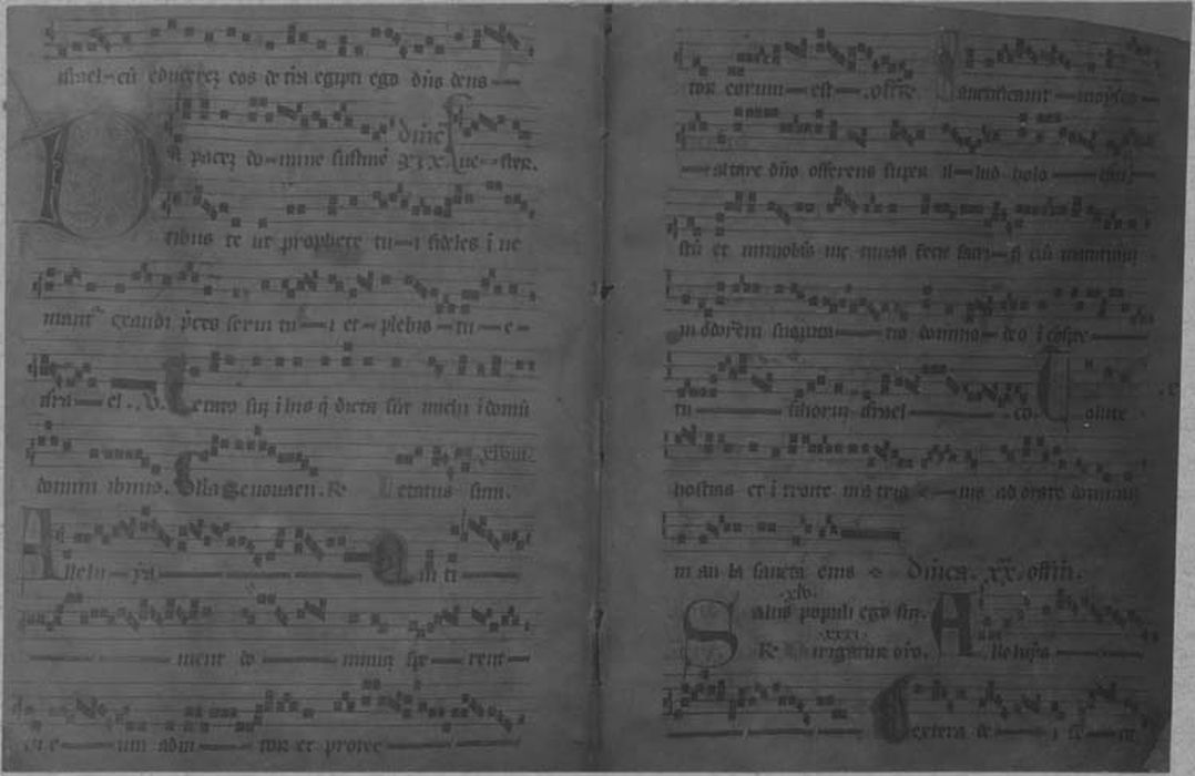 manuscrits (livres de choeur), vue partielle - © Ministère de la Culture (France), Médiathèque du patrimoine et de la photographie, diffusion RMN-GP