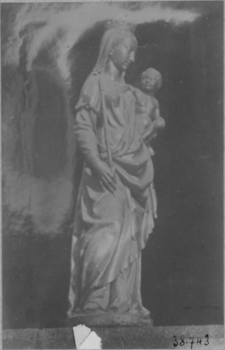 statue : Vierge à l'Enfant, vue générale