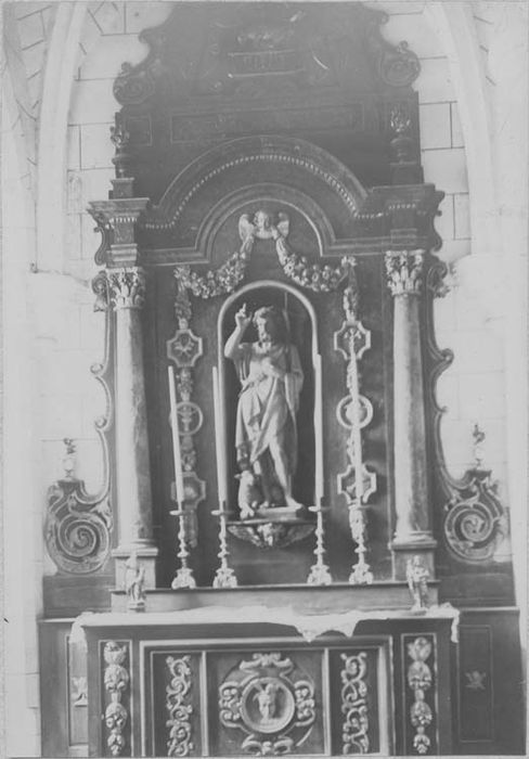 retable, autel de saint Jean-Baptiste, vue générale - © Ministère de la Culture (France), Médiathèque du patrimoine et de la photographie, diffusion RMN-GP
