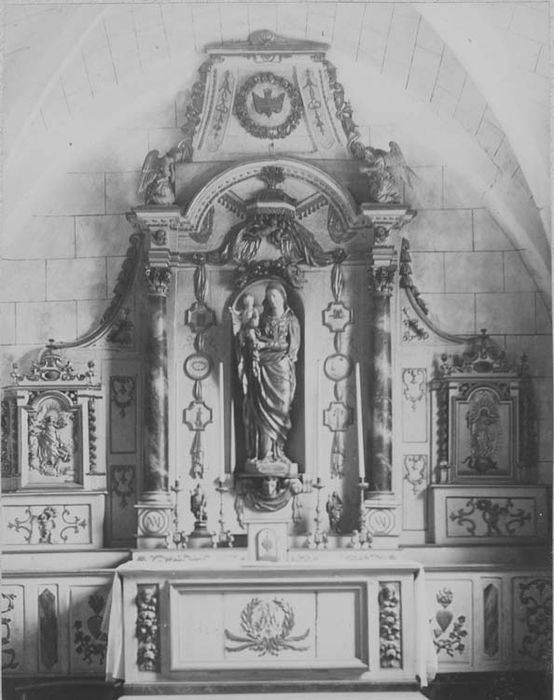 retable, autel de la Vierge, vue générale - © Ministère de la Culture (France), Médiathèque du patrimoine et de la photographie, diffusion RMN-GP