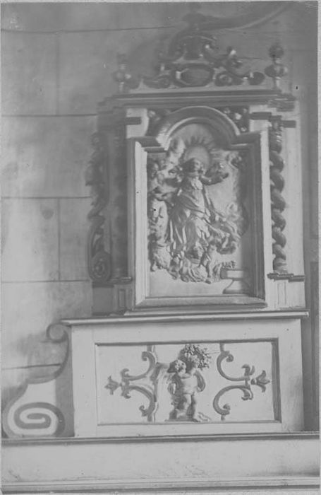 retable, autel de la Vierge, détail - © Ministère de la Culture (France), Médiathèque du patrimoine et de la photographie, diffusion RMN-GP