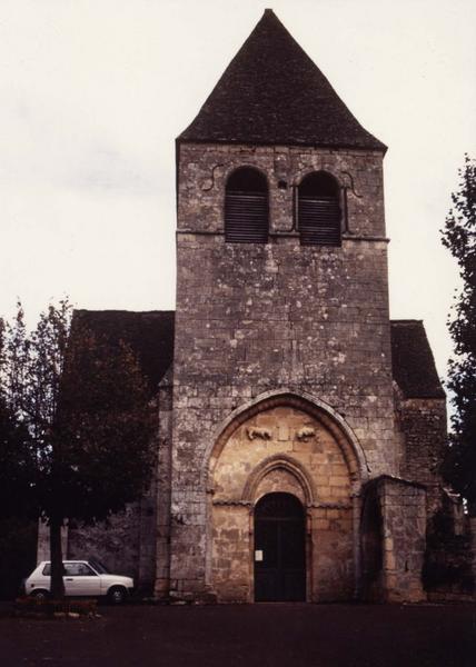 façade occidentale, vue générale