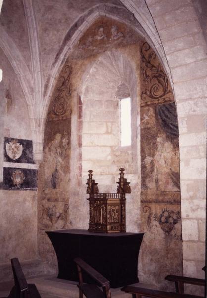 peinture monumentale du transept nord, vue générale