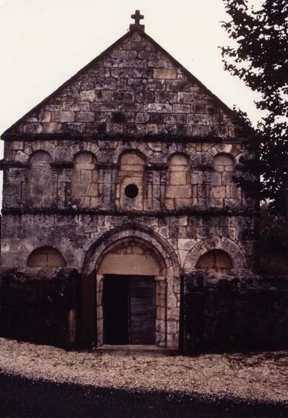 façade occidentale, vue générale